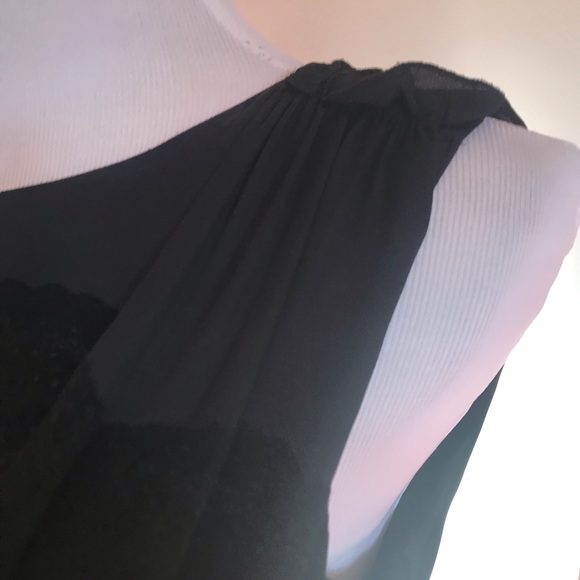 Black Silk Tahari Evening Cocktail Dress - Picture 8 of 8